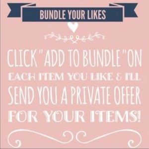 BUNDLE AND SAVE!!!